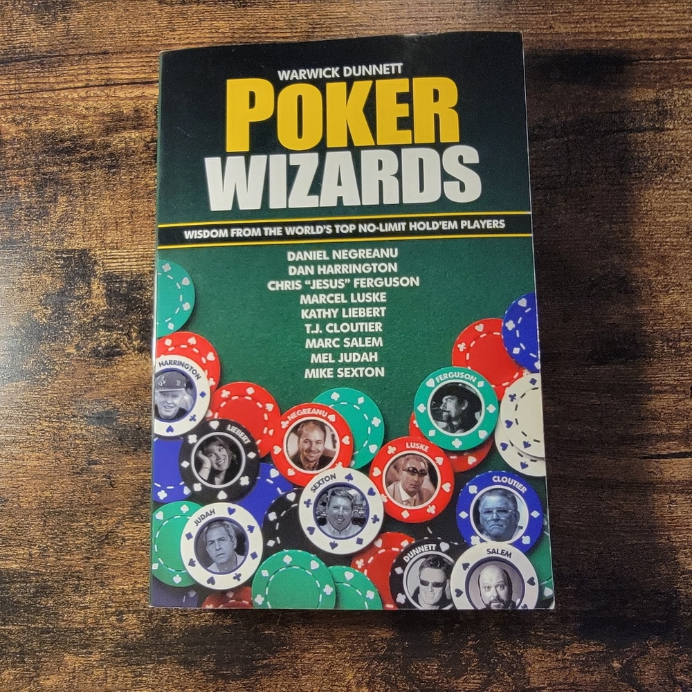 POKER Wizards Top Hold'Em Players Soft Cover Book